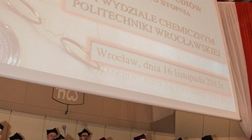 Rozdanie dyplomów na Wydziale Chemicznym - 16 listopada 2013 
